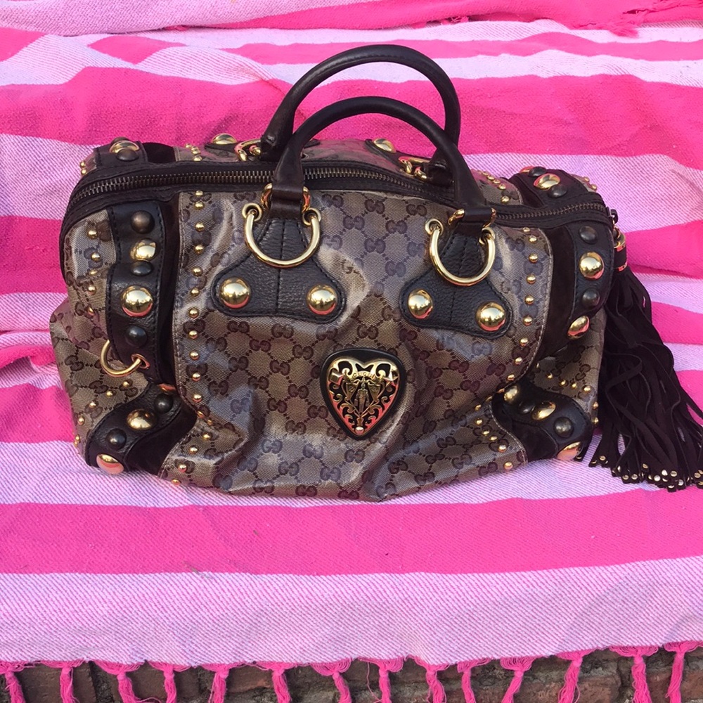 Gucci Rare Boston Indy Babouska Bag